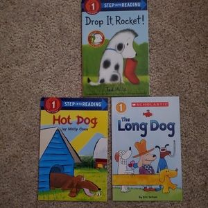 Three Early Reading Books Theme Dogs